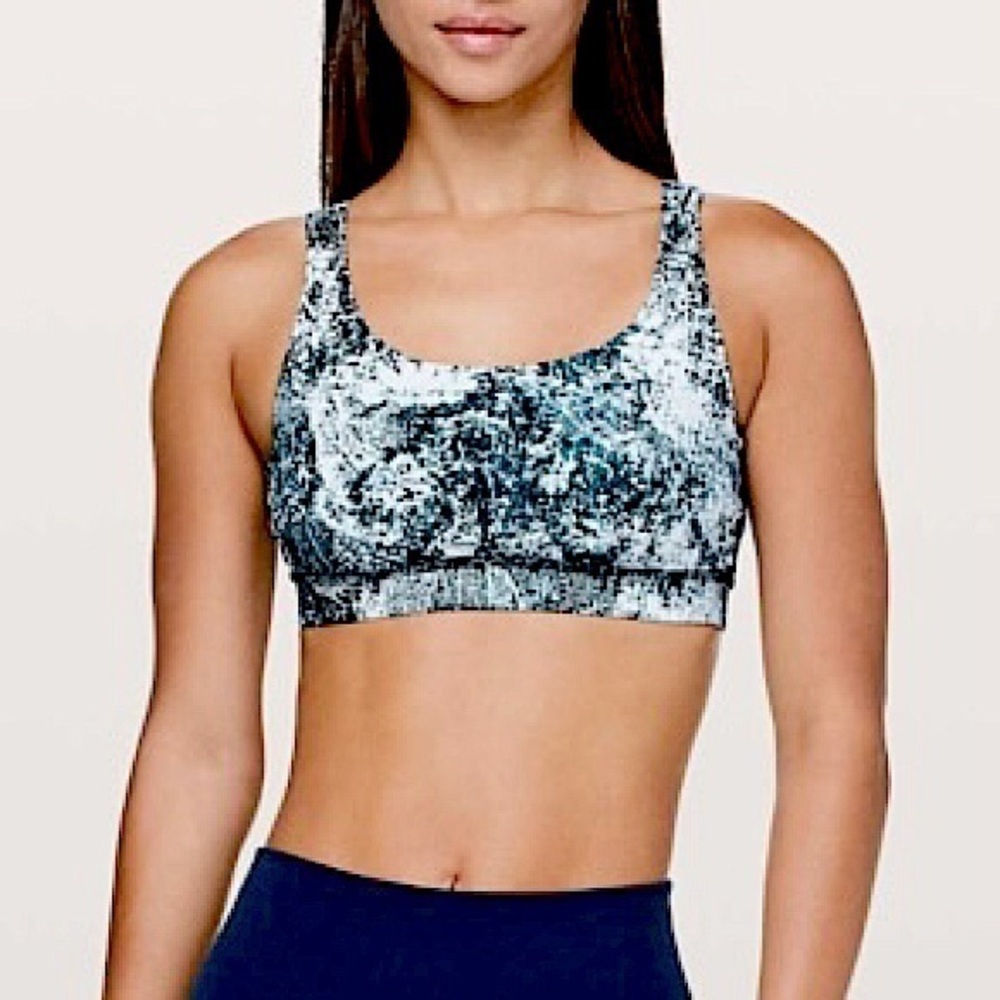 Lululemon Energy Bra Wildwood Navy / White 4